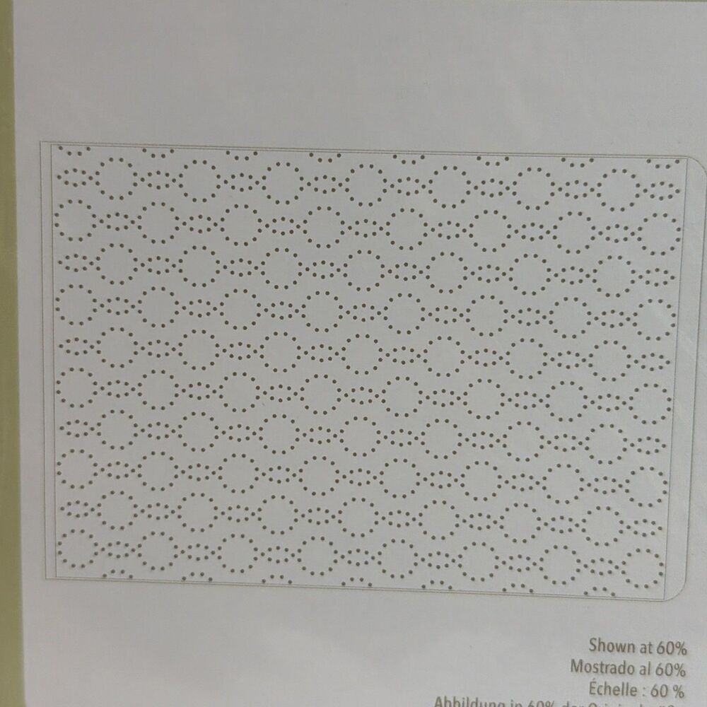 Stampin' UP! ELEGANT DOTS Textured Impressions Embossing Folder Sizzix Rare New